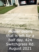 Mower debris 424 Switchgrass Dr. August 2021 (1)