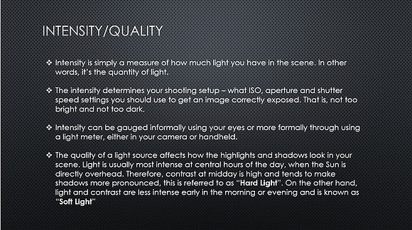 Light - Intensity
