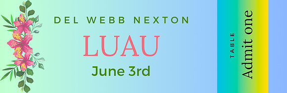 Luau Ticket - 1